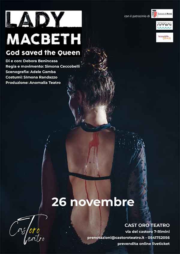 Locandina Spettacolo Lady Macbeth - God save the queen