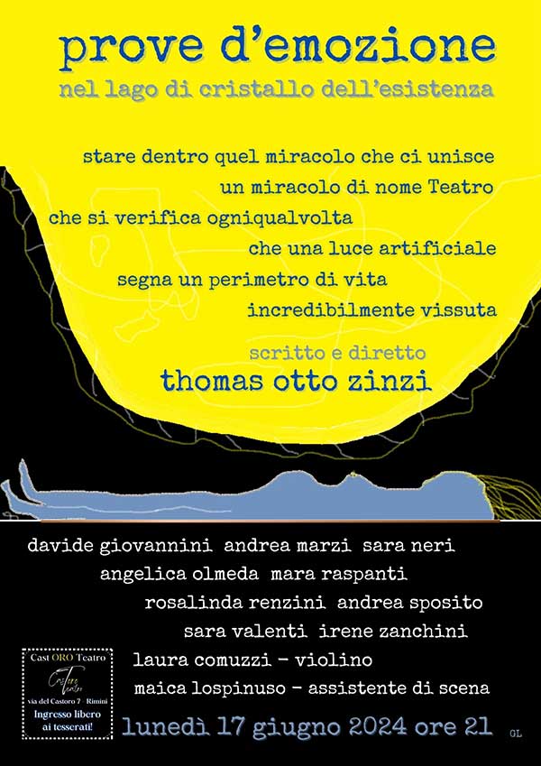 Locandina Saggio Prove d'emozione
